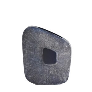 Offset Square Scratch Vase Wide