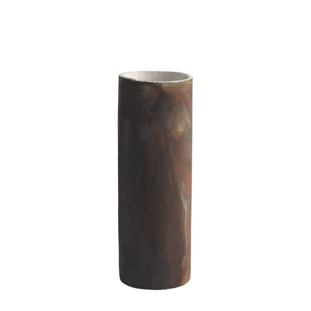 Rust Cylinder Small Vase
