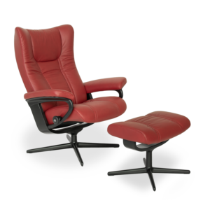 Wing Medium Chair and Ottoman