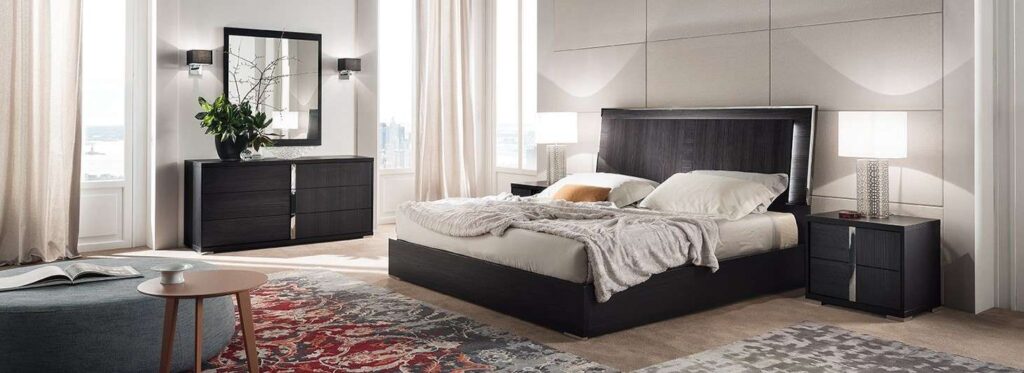 Bella Luna bedroom collection with Bella Luna bed, Bella Luna nightstand, and Bella Luna dresser