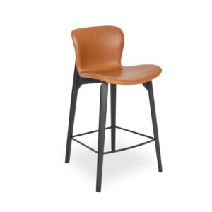 Paragon Counter Stool in light brown artificial leather