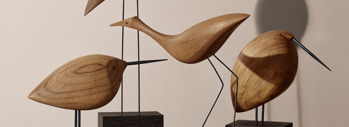Snipe sculptures by Warm Nordic