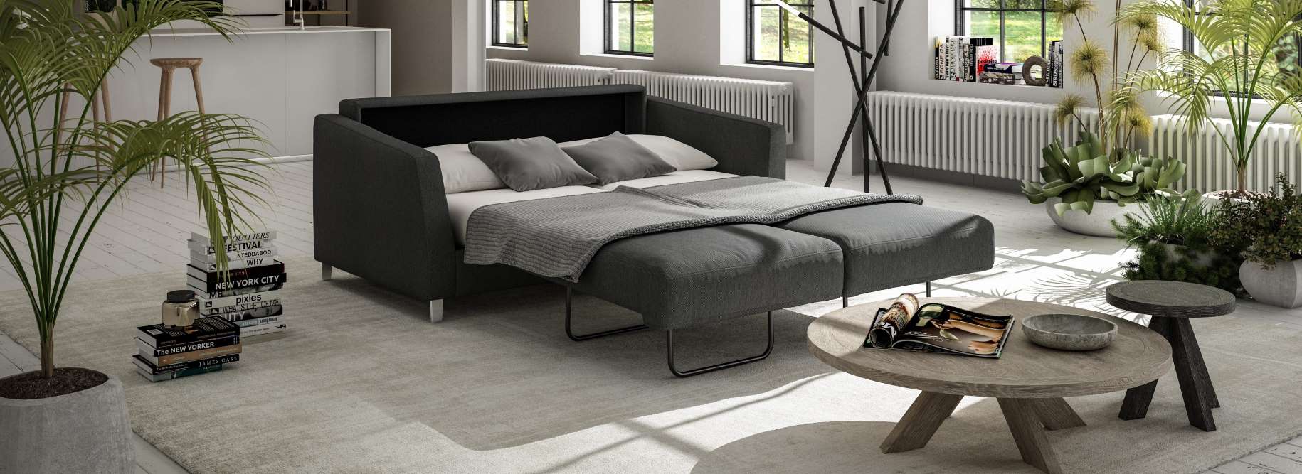 Luonto Monika sofa sleeper in king, queen, full, or cot size