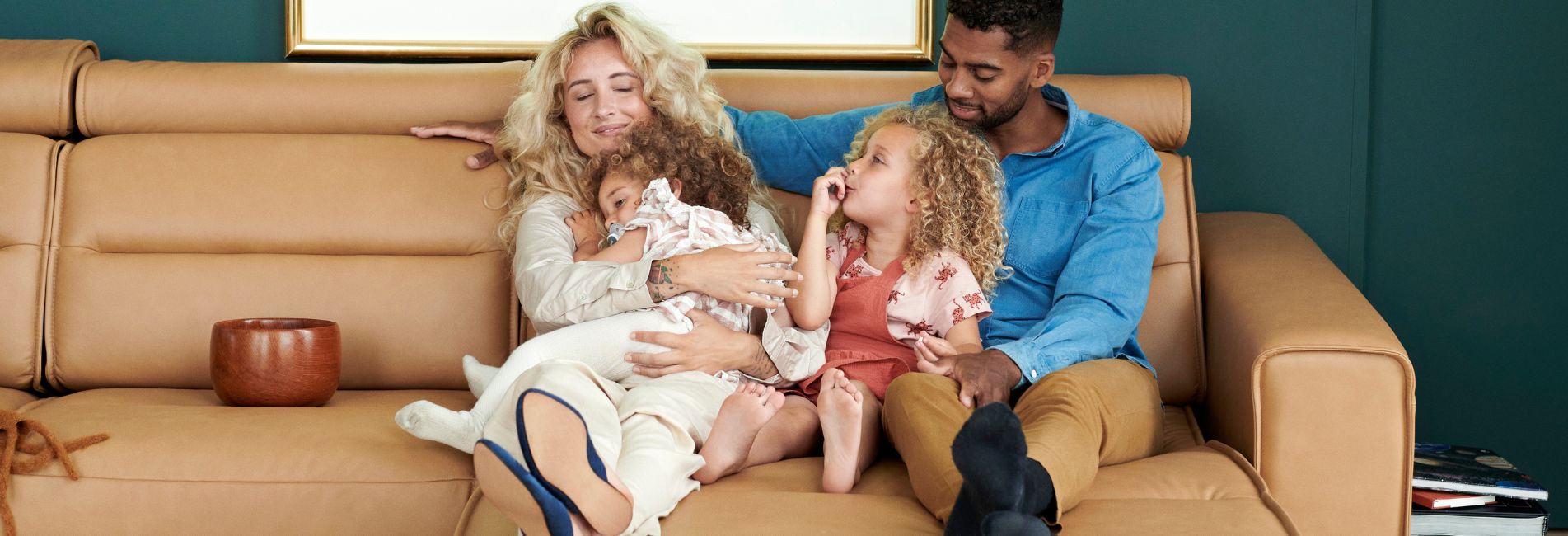 Family on Emily Sectional