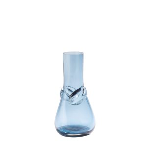 Knot Small Dark Blue Vase