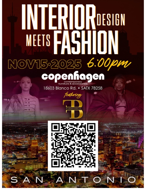 Interior Design Meets Fashion Event Nov 15 2025 6PM