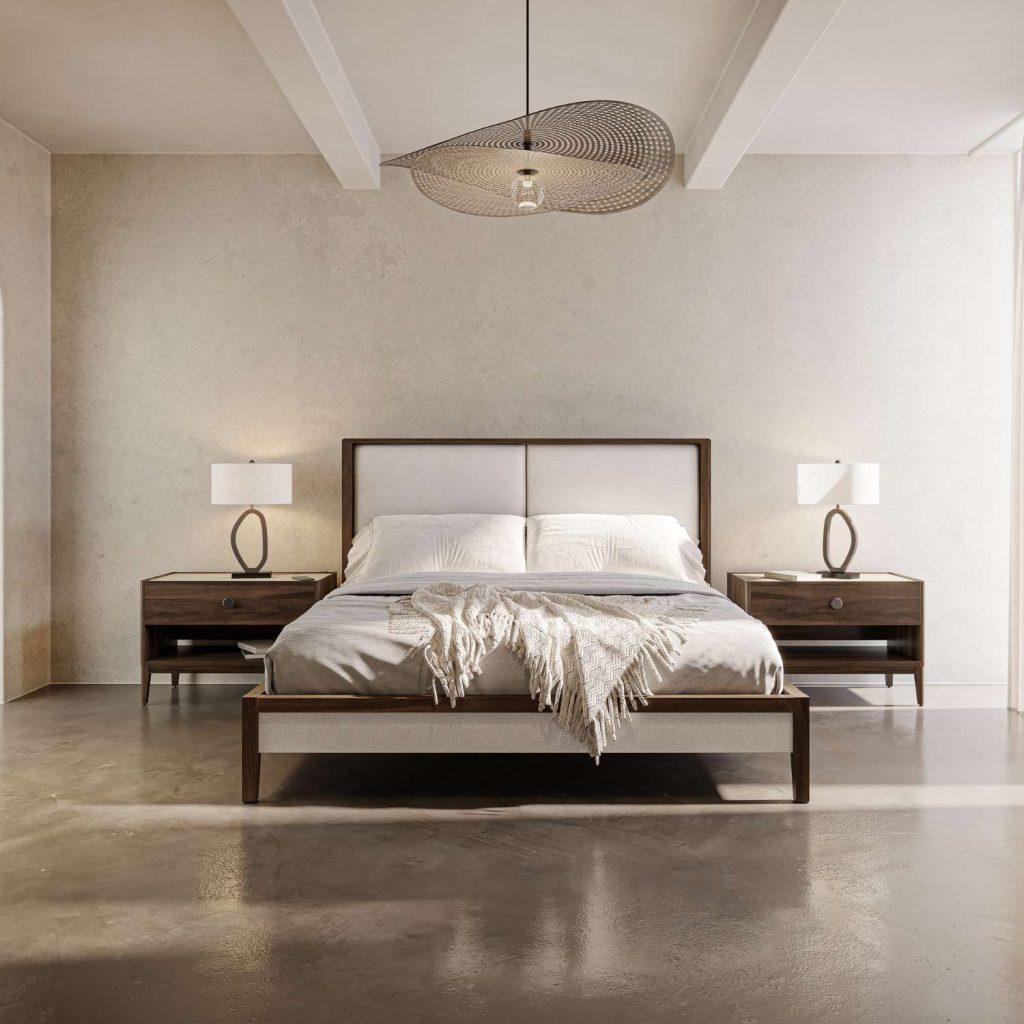 Parma Bed with Ema Nightstands