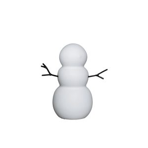 Small White Snowman Figurine