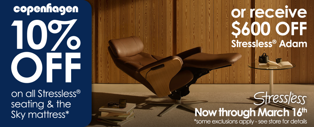 10% off Stressless Promotion banner