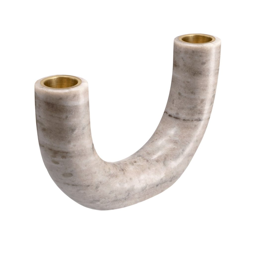 Marble Double Candleholder