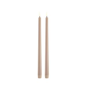 LED Slim Taper Candle Set of 2