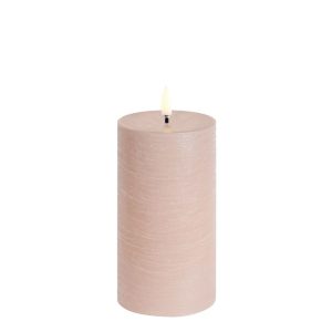 LED Rustic Pillar Candle 3x6