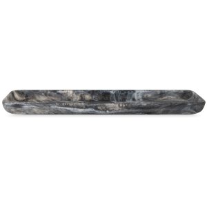Black Swirl Extra Large Rectangular Tray