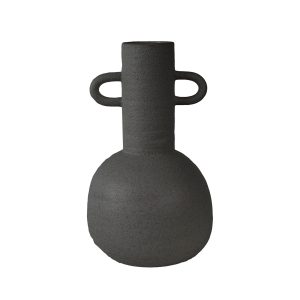 Medium Long Vase Black