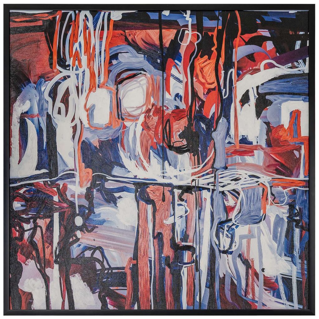 Crimson Syntax Wall Art