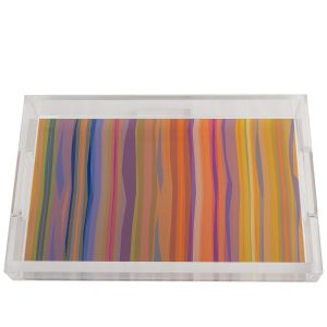 Groovy Ripple Orange Vanity Tray