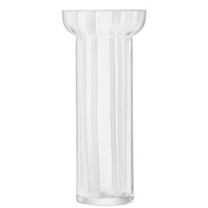 Stripe Vase White 12.5
