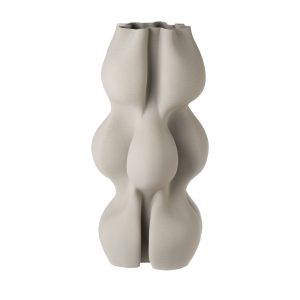 Light Grey Ceramic Vase Large