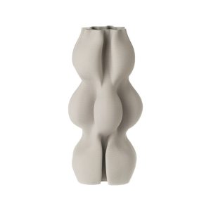 Light Grey Ceramic Vase Small