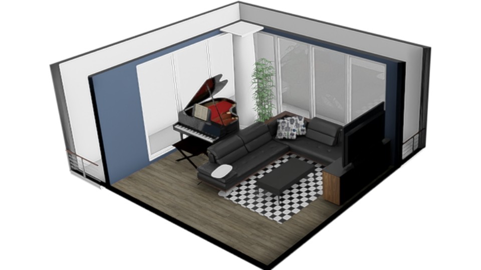 Stephen C living room 3D floorplan