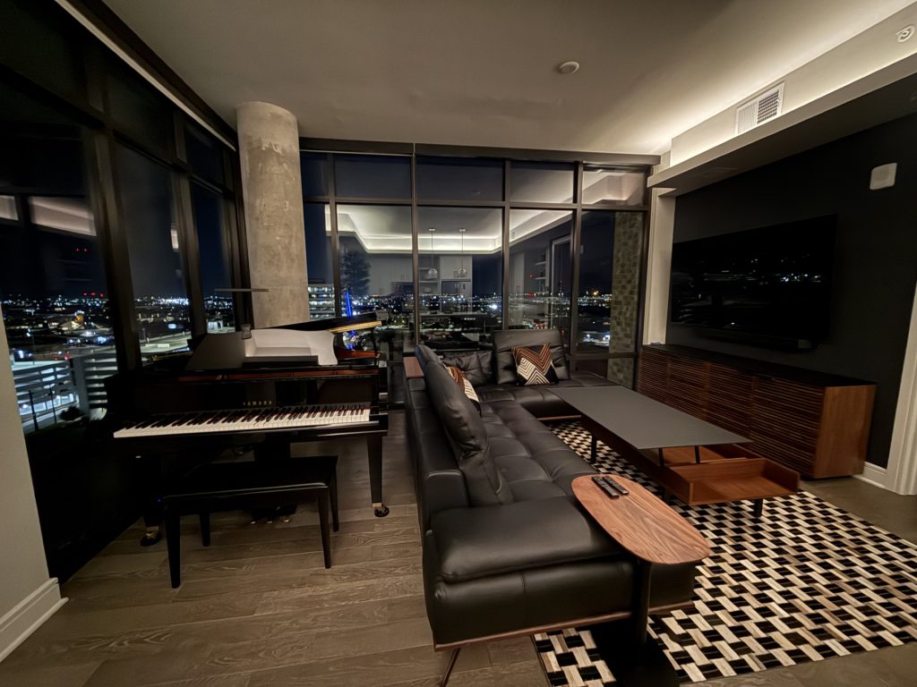 Stephen C living room night view