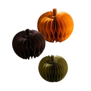 Paper Accordion Pumpkins Set of 3