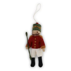 Nutcracker with Red Jacket Ornament